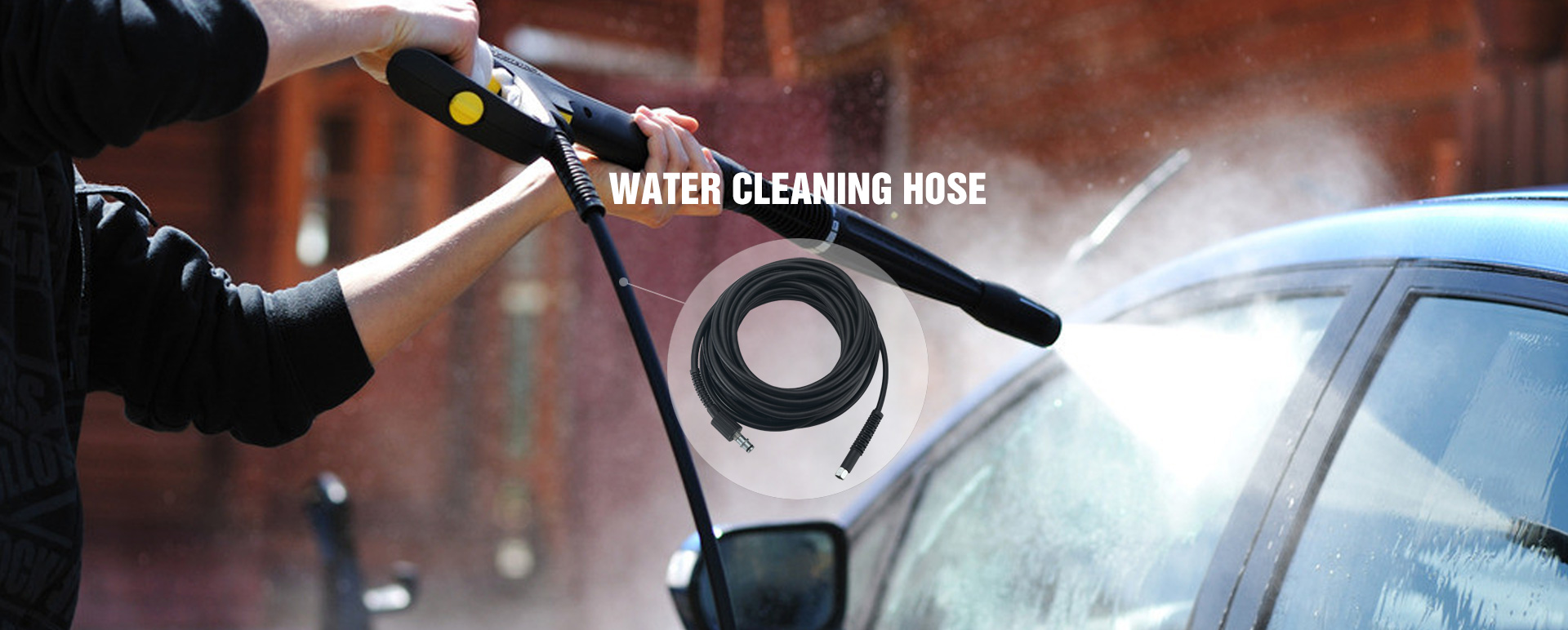 Water cleaning hose
